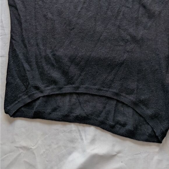 Vince lightweight slouchy  silk Alpaca oversized short sleeve sweater Small - Picture 12 of 13